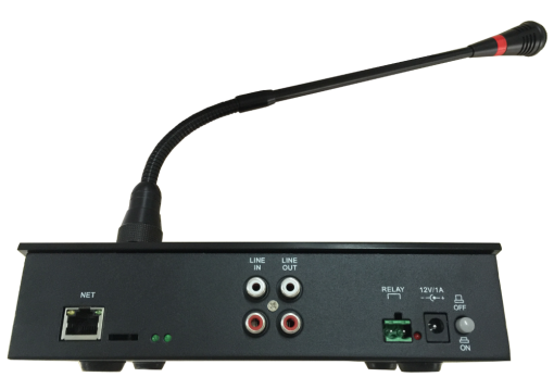 Microphone de radiomessagerie pour interphone IP pour le streaming