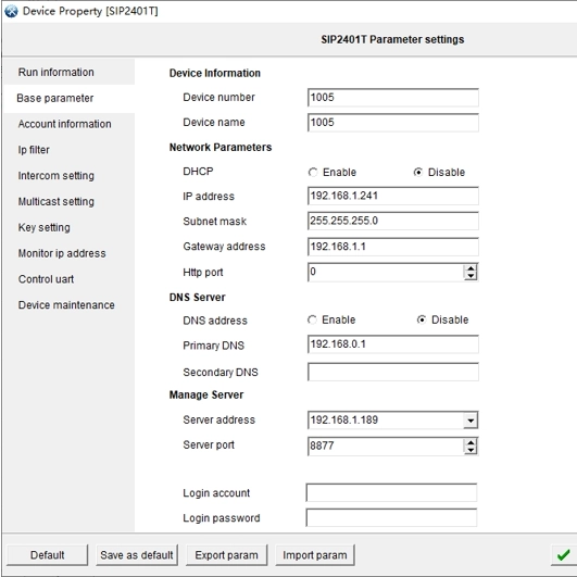 Découverte et configuration des paramètres de périphérique avec l'application Manager